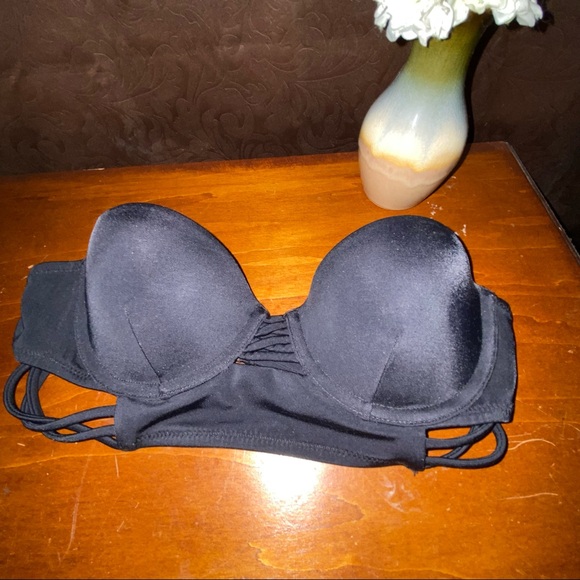 Victoria's Secret Other - VICTORIAS SECRET Black Strapless Push Up Bra Size 32A